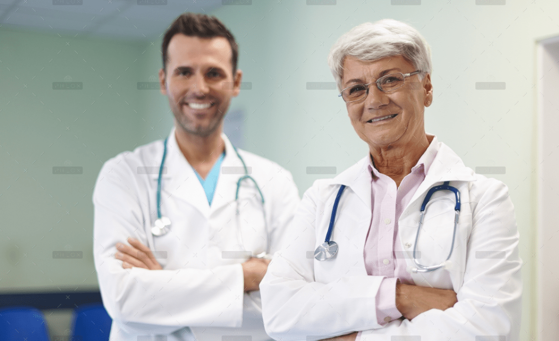 portrait of medical personnel in hospital BE5J6YT